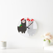 kerstrendier alpacas ronde klok (Huis)