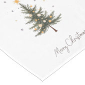 Kerstrendier & boomtafelloper korte tafelloper (Hoek)