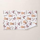 Kerstrendier en Mittens Bad Handdoek (Handdoek)
