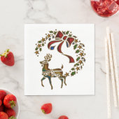 Kerstrendier en sterren servet (Insitu)