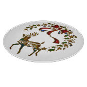 Kerstrendier en sterren snijplank (Hoek)