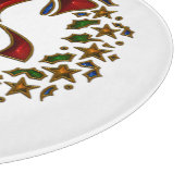 Kerstrendier en sterren snijplank (Hoek)