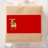 kerstrendier etiket (Insitu)