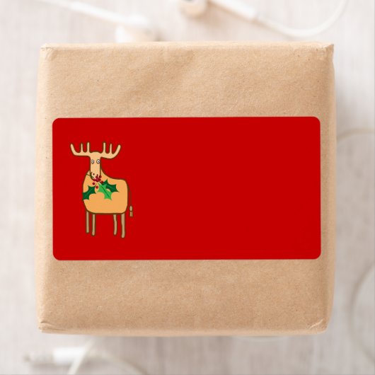 kerstrendier etiket (Insitu)