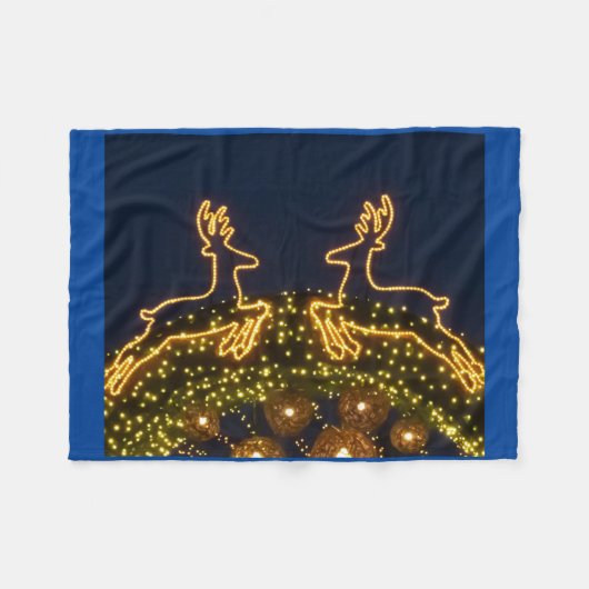 kerstrendier fleece deken (Voorkant (Horizontaal))