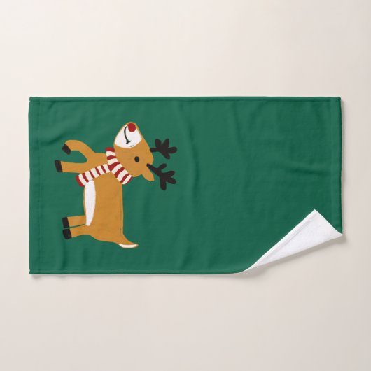 Kerstrendier Handdoek (Handdoek)