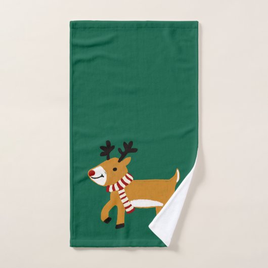 Kerstrendier Handdoek (Handdoek)