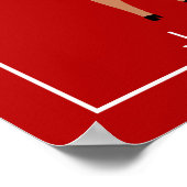 Kerstrendier in Gezellige Trui Art Print (Hoek)