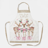 Kerstrendier Jingle & Mingle gepersonaliseerd Schort (Voorkant)