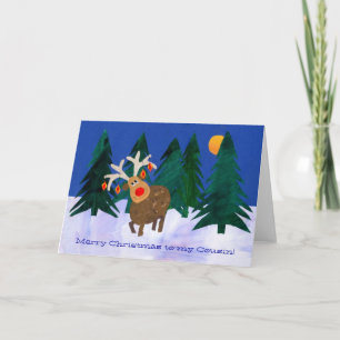 Kerstrendier Kaart aan te passen