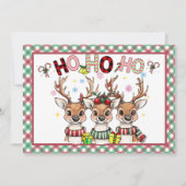 Kerstrendier Kaart van Santa (Voorkant)