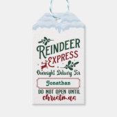 Kerstrendier Kinder cadeau Labels Cadeaulabel (Voorkant)