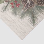 Kerstrendier Krans Pine Decoupage Tissuepapier (Detail)