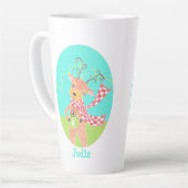 Kerstrendier met Coffee Latte Mok (Linkerhoek)