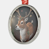 kerstrendier metalen ornament (Links)