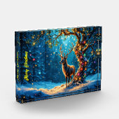 Kerstrendier Noordpool fantasiekunst Fotoblokken (Links)