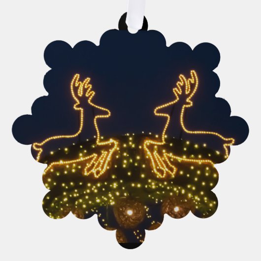 kerstrendier ornament kaart (Voorkant)