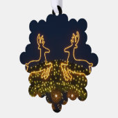 kerstrendier ornament kaart (Links)