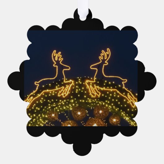 kerstrendier ornament kaart (Achterkant)