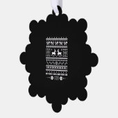 kerstrendier ornament kaart (Links)