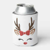 Kerstrendier Schattigee vakantiewinter Blikjeskoeler (Blikje Voorkant)