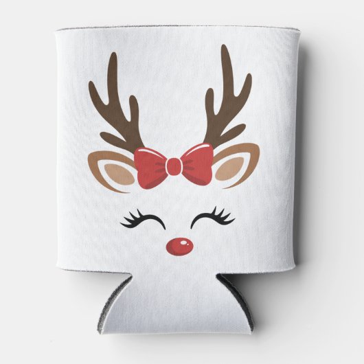 Kerstrendier Schattigee vakantiewinter Blikjeskoeler (Voorkant)