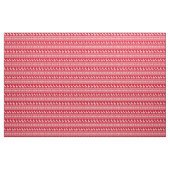 Kerstrendier Snowflake Pattern Red Stof (Yard (91,4 cm))
