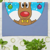 Kerstrendier Theedoek (Gevouwen)