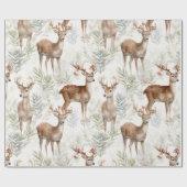 kerstrendier-Vintage Cadeaupapier (Vlak)