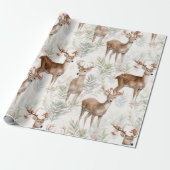 kerstrendier-Vintage Cadeaupapier (Uitgerold)