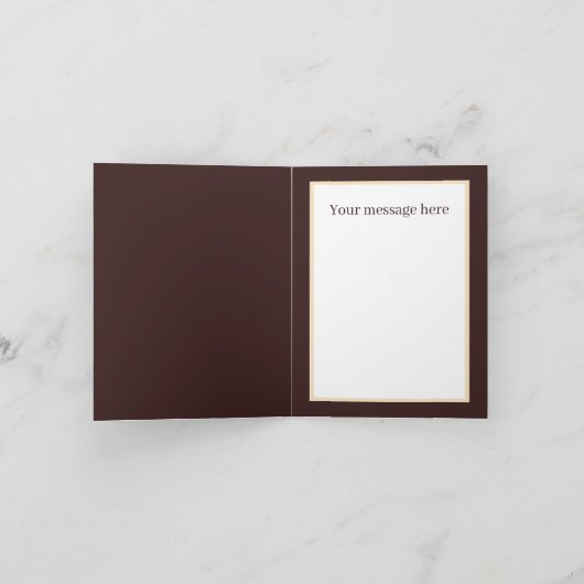 kerstrendier: voeg tekst toe feestdagen kaart (Binnen)