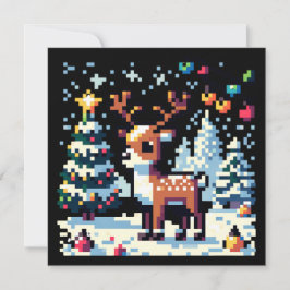 Kerstrendier Winter Wonderland Pixel Art