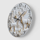 Kerstrendier wintermagie grote klok (Hoek)