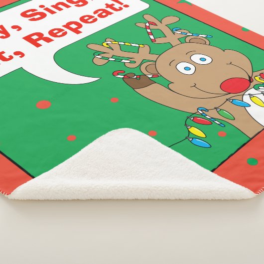 "kerstrendierblanket"/medium personaliseren sherpa deken (3/4)