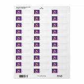 kerstrendiercadeau label slim tot en met (Full Sheet)