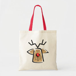 kerstrendiercadeau tote bag