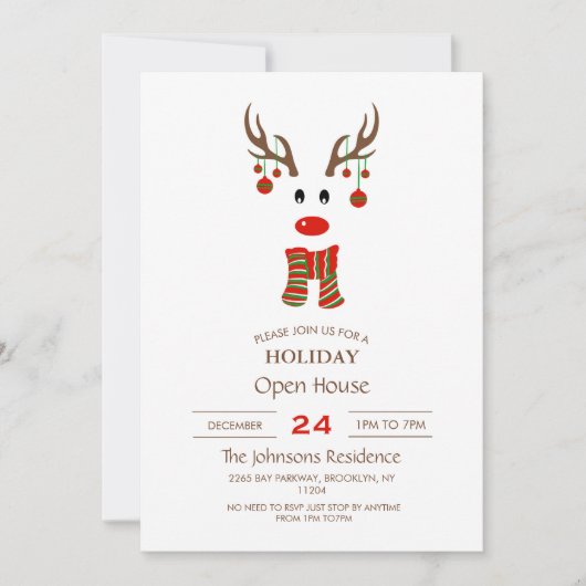 KerstrendierCartoon Kaart (Voorkant)