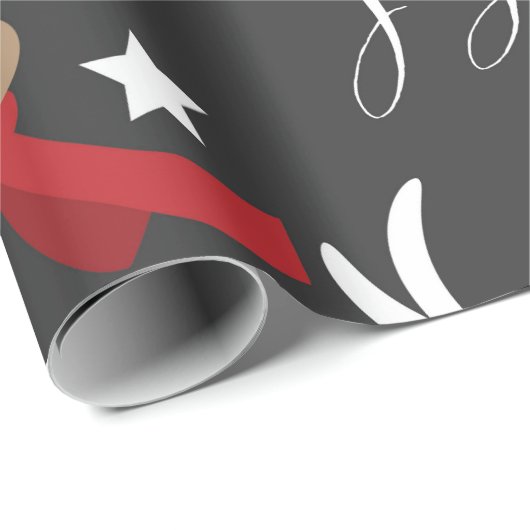 Kerstrendieren Cadeaupapier (Rol Hoek)