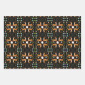 Kerstrendieren naadloos patroon inpakpapier vel (Voorkant)