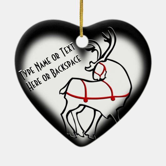Kerstrendieren verpersoonlijken decoratie (Achterkant)