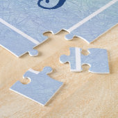 Kerstrendierentuin Familienaam Legpuzzel (Zijkant)