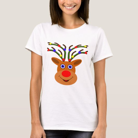 Kerstrendierentuin T-shirt (Voorkant)