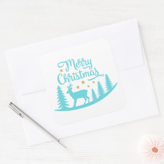 kerstrendierfeestdag sticker (Envelop)