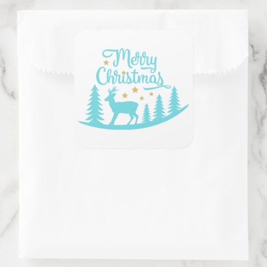 kerstrendierfeestdag sticker (Tas)