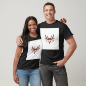 Kerstrendiergezicht - Schattige blij rendier met T-shirt (Unisex)
