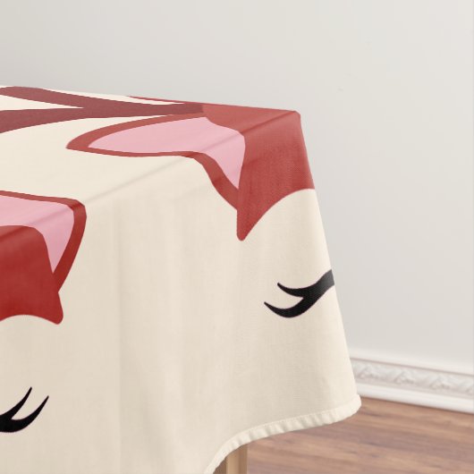 Kerstrendiergezicht Tafelkleed (Voorbeeld)