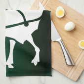 Kerstrendierhanddoeken, aangepaste vakantiehanddoe theedoek (Quarter Fold)