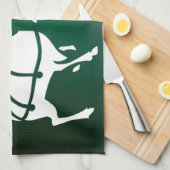 Kerstrendierhanddoeken, aangepaste vakantiehanddoe theedoek (Quarter Fold)