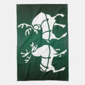 Kerstrendierhanddoeken, aangepaste vakantiehanddoe theedoek (Verticaal)