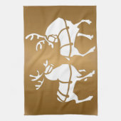 Kerstrendierhanddoeken, aangepaste vakantiehanddoe theedoek (Verticaal)